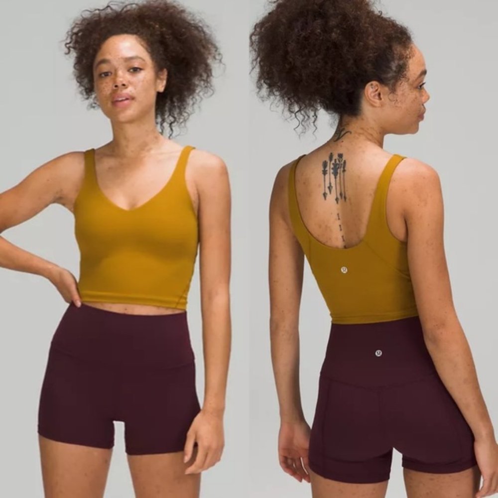 NWT Lululemon Align Tank Top Gold Spice Size 8